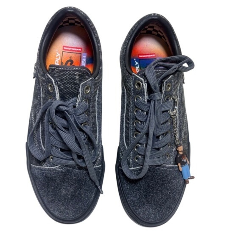 Vans Skate Old Skool Quasi Atlantic Mens 6.5 Womens 8 NWT Black Gray Suede